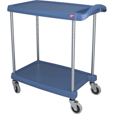 Cart,Utility, 2 Shelf,Blue For Intermetro - Part# Bc1627-24Mb